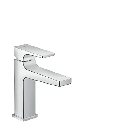 Image of hansgrohe Metropol Basin Tap 110 with Lever Handle, Push Open Waste, chrome