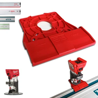 Image of SLE Professional Guide Rail Adapter for Milwaukee M18 Fuel FTR8 / FTR 0X 2723 20 Makita/Bosch/Festool/Mafell Router Edge Milling