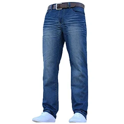 Image of Crosshatch Men&#039;s Jeans NEWFARROW18 Mid Wash 30 Short