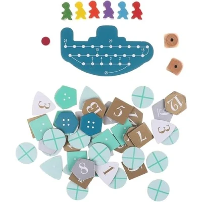 Image of 1 Set Deep Sea Adventure Board Game with English Instructions Cards 2 6 Players for Funny Games Nights