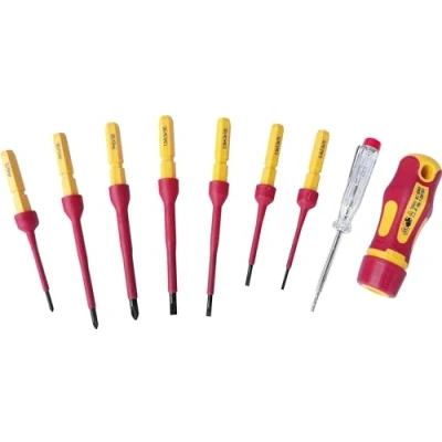 Image of Hilka 34489009 9 PCE VDE Quick Blade Electricians Screwdriver Set