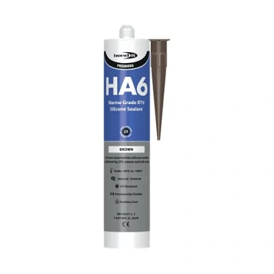 Image of 2x Bond It Brown HA6 RTV Silicone Sealant Marine Aquarium Safe Water Fish Tank