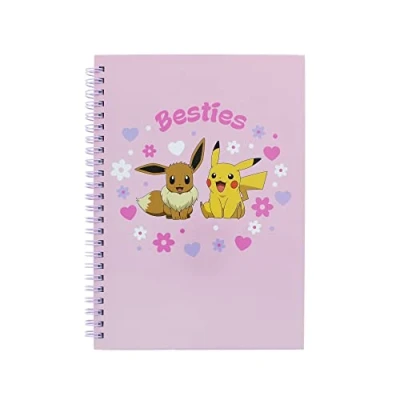 Image of Blueprint Collections Pokemon A5 Notebook Besties Stationery Writing Pad Notepad Notebooks Note pads book