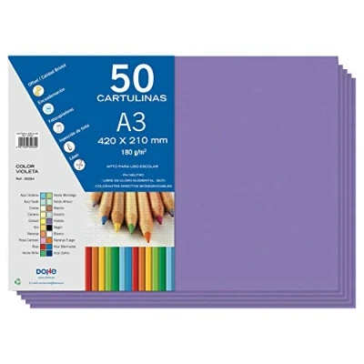 Image of Dohe Cardboard 50 Sheets in A3 Violet