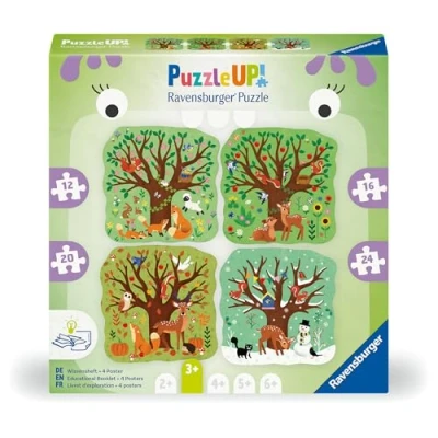 Image of Ravensburger Puzzle Up Four Seasons Jigsaws for Kids Age 2 Years (24 Months) Educational Toddler Toys 4, 6, 8, 10 Pieces