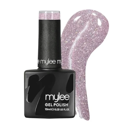 Image of Mylee Reflective Gel Nail Polish 10ml [Girls&#039; Best Friend] UV/LED Soak Off Art Manicure Pedicure for Professional, Salon &amp; Home Use [Spotlight Range] Long Lasting Easy to Apply