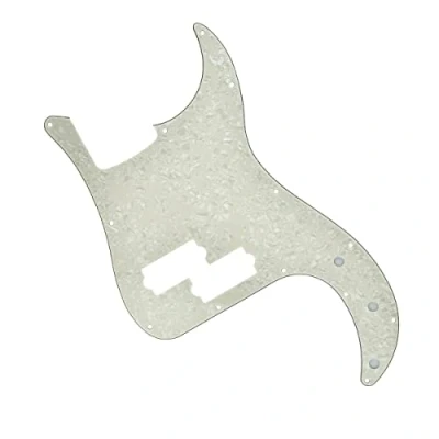 Image of Dopro 13 Hole Precision Bass Pickguard PB P Scratch Plate for USA/Mexican FD Aged Pearl