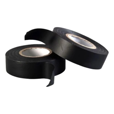 Image of Gocableties Black Electrical Tape, 19mm x 20m, Strong Self Adhesive PVC Insulation Tape for Insulating, Repairing and Protecting Wires, 2 Rolls