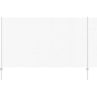 Image of vidaXL Welded Wire Fence with 10 U Posts Silver 1.4x10 m Steel
