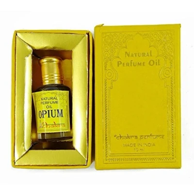 Image of Chakra 100% Pure Natural Perfume Fragrance Opium Oil 10ml
