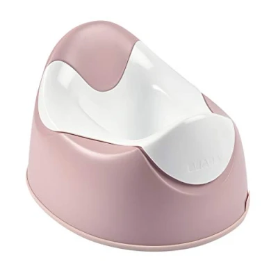 Image of BÉABA Baby&#039;s Training Potty Ergonomic Baby Non slip Hygienic Easy care Handgrips on the seat Made In France Pink
