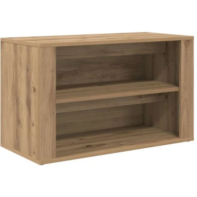 Image of vidaXL Shoe Rack Artisan oak 75 x 35 45 cm Engineered wood