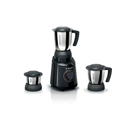 Image of Bosch TrueMixx Joy 500 Watt Black Mixer Grinder with 3 Jars (Indian Plug)