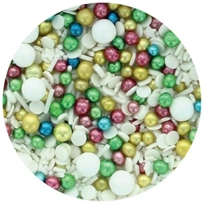 Image of Purple Cupcakes Vintage Christmas Sprinkle Mix 90g