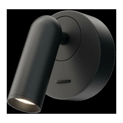 Image of Technical Mirax Integrated LED Black Reading Wall Lamp