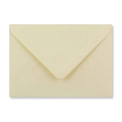 Image of C6 Coloured envelopes for A6 Greeting Cards Wedding Invitation Crafts 114x162mm Pack of 30 (Cream)