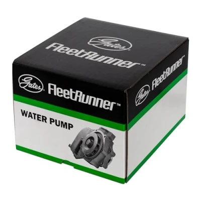 Image of 1399689, 1399689R, 1717036, 1717036R, 1717036RN Water pump GATES WP5017HD Metal with belt pulley, for V ribbed pulley gaskets/seals