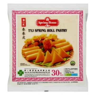 Image of TYJ 10 inch Spring Roll Pastry 30 Sheets x Units
