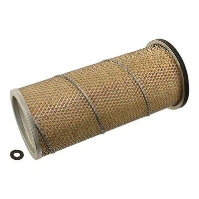 Image of 7411395 Air filter FEBI BILSTEIN 23387 380mm 380,5mm with gasket/seal