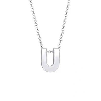 Image of Elli Women&#039;s 925 Sterling Silver Pendant Necklace 0108952517_45 45cm length