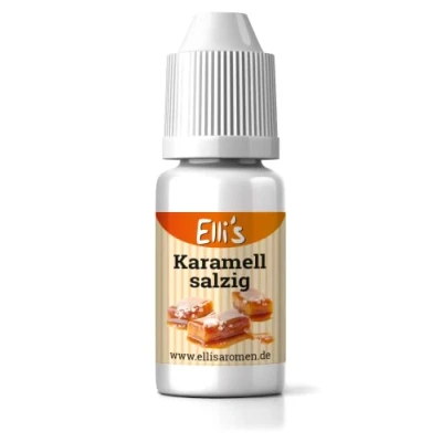 Image of Ellis Aromen Caramel Salty liquid food flavour for and liquids, baking, cooking, as oatmeal quark low calorie