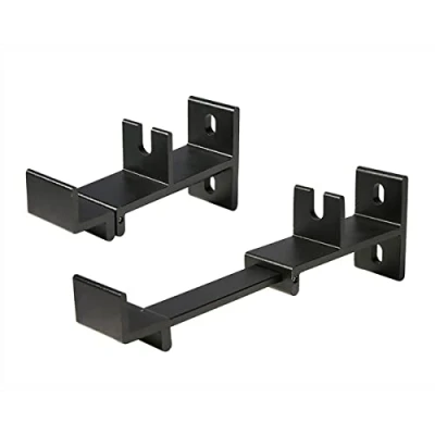Image of Excel Life Adjustable Soundbar Wall Mount, Universal Sound Bar Bracket for Mounting Under TV, Compatible with SONOS Samsung LG VIZIO Bose ROKU Soundbar, Black