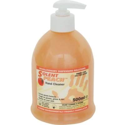 Image of Solent Cleaning Luxury Peach Soap, 500ml
