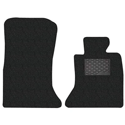 Image of Nicoman Spaghetti All Weather Fully Tailored Car mats Fit【5 Series Saloon/Estate F10/F11 Year 2010 2013】(Front Set 2 Piece,Black)