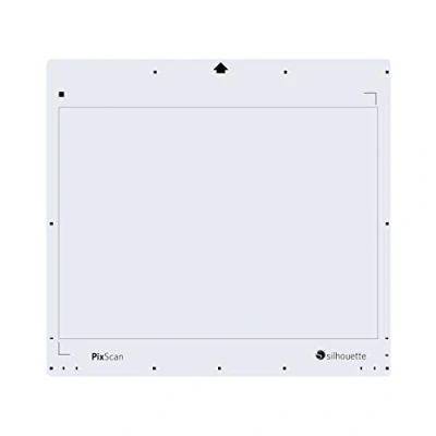 Image of SILHOUETTE America CUT Mat PIX12 3T SIL PixScan Cutting for Cameo 8.5 inch x 11.5 inch, Plastic, White