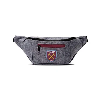 Image of FOCO Official West Ham United FC Football Grey Bum Bag
