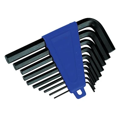 Image of Silverline Hex Key Set 10pce 1/16&quot; 3/8&quot;
