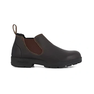 Image of Blundstone 2038 Brown Low Cut Leather Boots Retro Vintage Slip On 3.5 UK