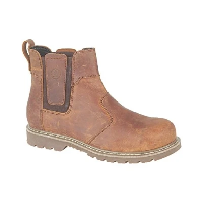 Image of Amblers Abingdon Casual Dealer Boot/Mens Boots (10 UK) (Brown Crazy Horse)