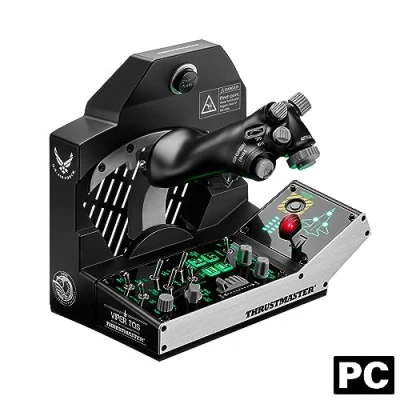 Image of Thrustmaster Viper TQS Mission Pack for PC, Metal Throttle Quadrant System, and Control Panel Included, Hall Effect Precision, 64 Action Buttons, 6 Axes, Licensed by the U.S. Air Force