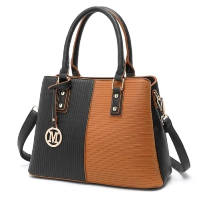Image of Miss Lulu women Handbags Top Handle Elegant PU Leather for Classic Hobo Shoulder Bag Small Tote Shopper Ladies Crossbody
