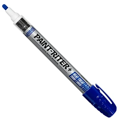 Image of Markal 97305 Pro Line HT High Temperature Liquid Paint Marker, Blue