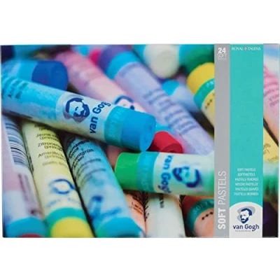 Image of Van Gogh Soft pastel general selection set 24 colours