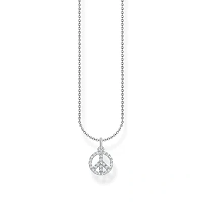 Image of Thomas Sabo KE2175 051 14 Peace Chain in Gold Plated Silver