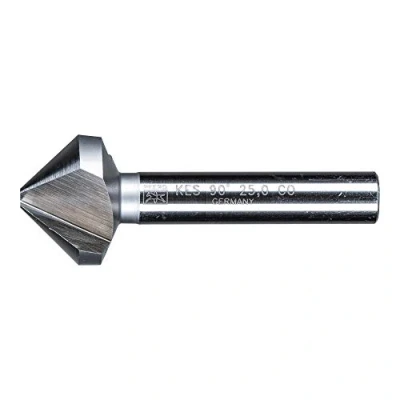 Image of PFERD 25202138 HSS E Co5 Countersink/Deburring Countersink 90, Diameter 25.00 mm, Shaft 10 DIN 335 C Temperature Resistant Thanks to CO Content.