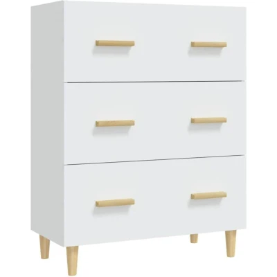 Image of vidaXL Sideboard White 70x34x90 cm Engineered Wood