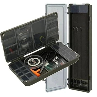 Image of XPR TERMINAL TACKLE BOX FISHING SYSTEM FOR + STIFF RIG CASE CARP &quot;EMPTY&quot;