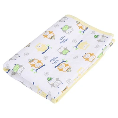 Image of Baby Portable Changing Pad, Waterproof Diaper Cover Health Cotton Pad(Yellow Packed M)