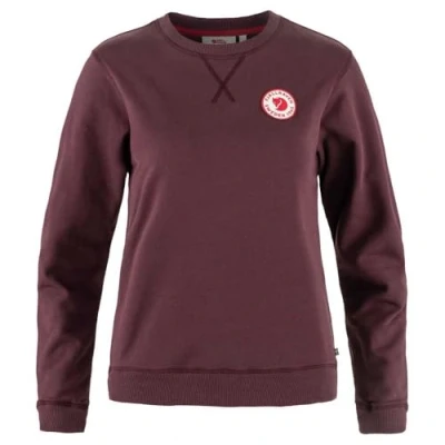 Image of FJALLRAVEN 87230 357 1960 Logo Badge Sweater W Sweatshirt Women&#039;s Port Size XXS
