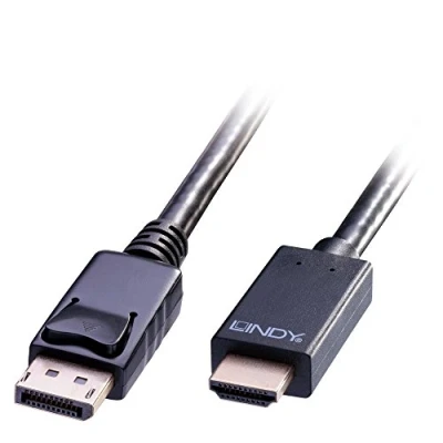 Image of Lindy 3m DisplayPort to HDMI 10.2G Cable
