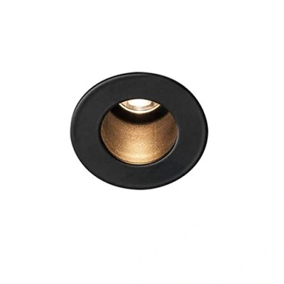 Image of SLV Horn Mini/LED spot, floodlight, Spotlight, Ceiling, recessed, Internal Lighting / 3000K 70lm Black 12 Degrees, Aluminium