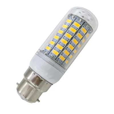 Image of Aoxdi B22d Bayonet LED Light Bulb 10W, Warm White, 69 SMD 5730 Corn Lamp Spotlight B22d, AC220 240V, 1 Pack (Warm White)