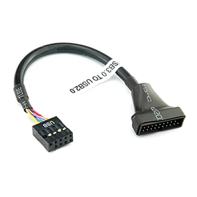Image of WELLDOER Usb 3.0 19Pin 20 Pin Female To 2.0 9 Male Motherboard Cable Adapter Female/Male Housing Converter Header