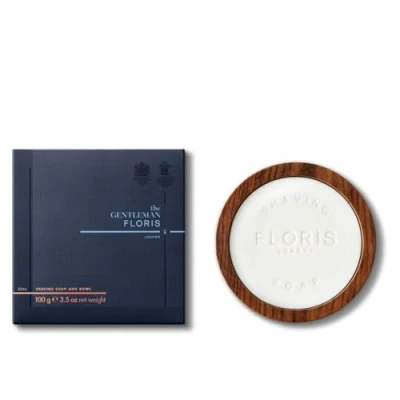 Image of Floris London Elite Shaving Soap in a Wooden Bowl 100 g