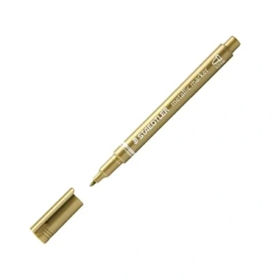 Image of Staedtler Permanent Marker, Round tip, 1 2 mm Marker Gold