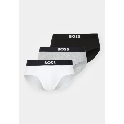 Image of BOSS HIP Brief 3 PACK Briefs, Men&#039;s, Size: Small, Black